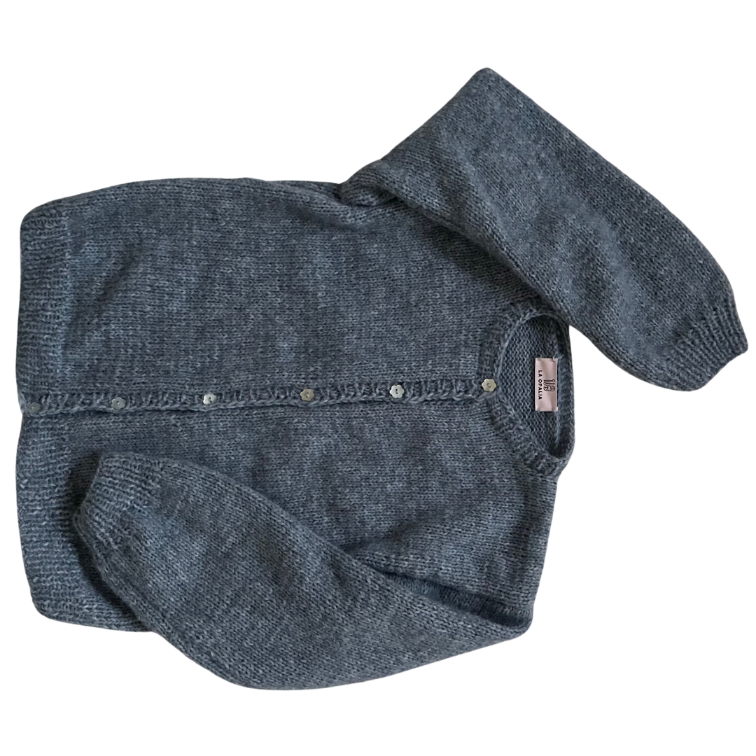 Kardigan Bloom Pearl mohair jedwab